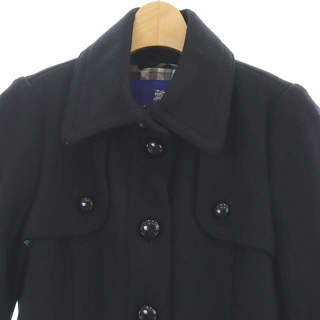 バーバリーブルーレーベル BURBERRY BLUE LABEL フリルロングコート  