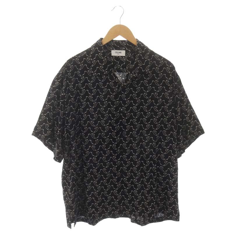 セリーヌ CELINE by Hedi Slimane 22SS ゴーストプリント ルーズ 