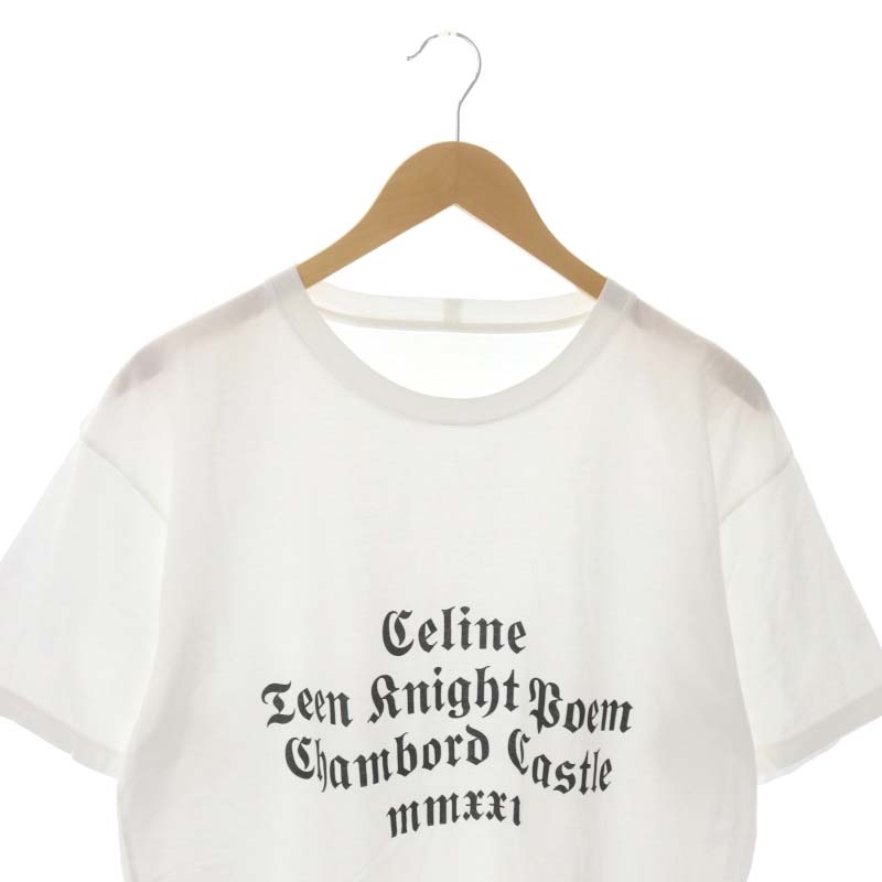 セリーヌ CELINE by Hedi Slimane 21AW CHAMBORD LOOSE ルーズ Tシャツ 