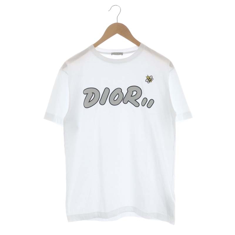 ディオールオム Dior HOMME KAWS 19SS BEE刺繍 ロゴ Tシャツ 