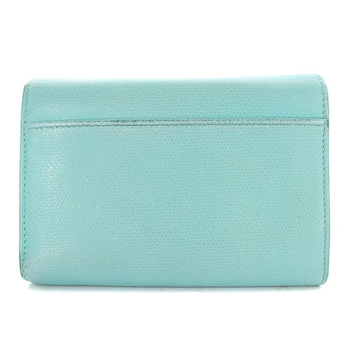 Tiffany & Co. ターコイズ 三つ折り財布 ティファニー Tiffany レザー