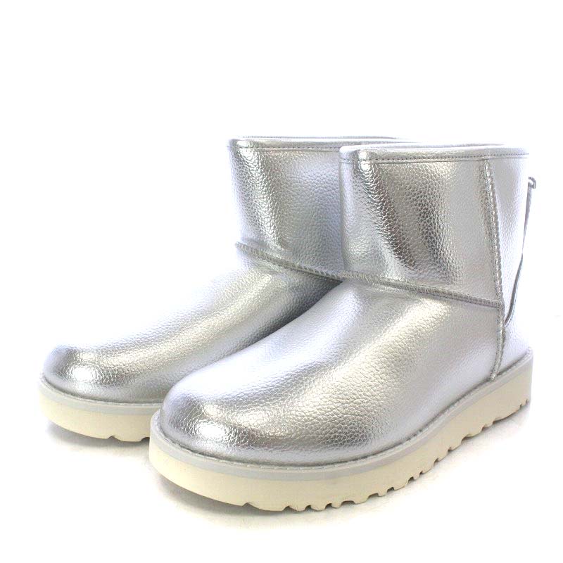 アグ オーストラリア UGG australia Classic Mini Logo Zip Shine Boot 