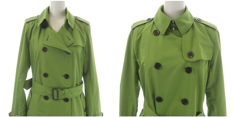 バーバリー ロンドン BURBERRY LONDON ベルト付ポリエステルトレンチ  