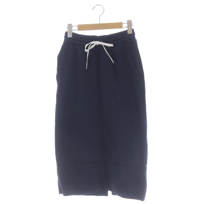 ミュウミュウ miumiu 21年製 タイトスカート ロング ミモレ ロゴ  