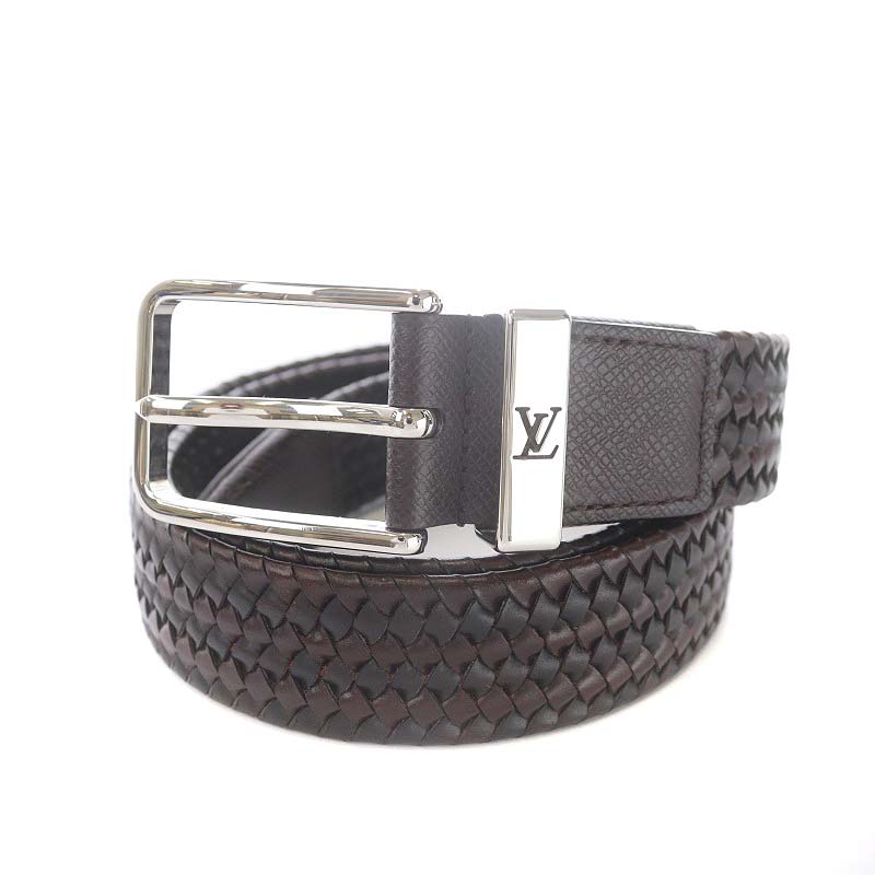 ルイヴィトン LOUIS VUITTON サンチュール ポンヌフ ブレイデッド 35MM 