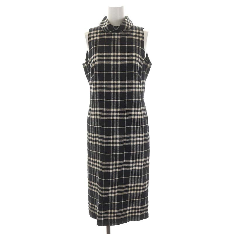 バーバリー ロンドン BURBERRY LONDON ノースリーブチェックワンピース 