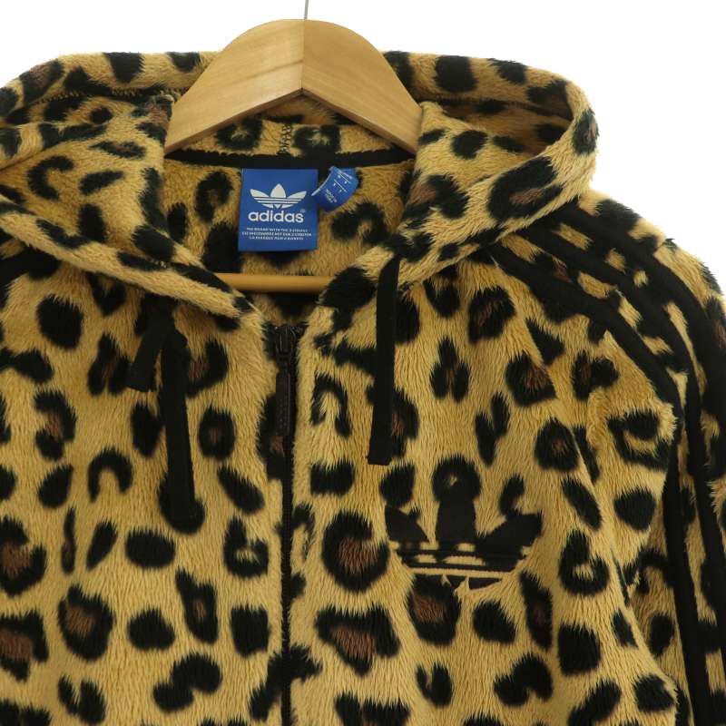adidas originals レオパード柄パーカー アディダスオリジナルス