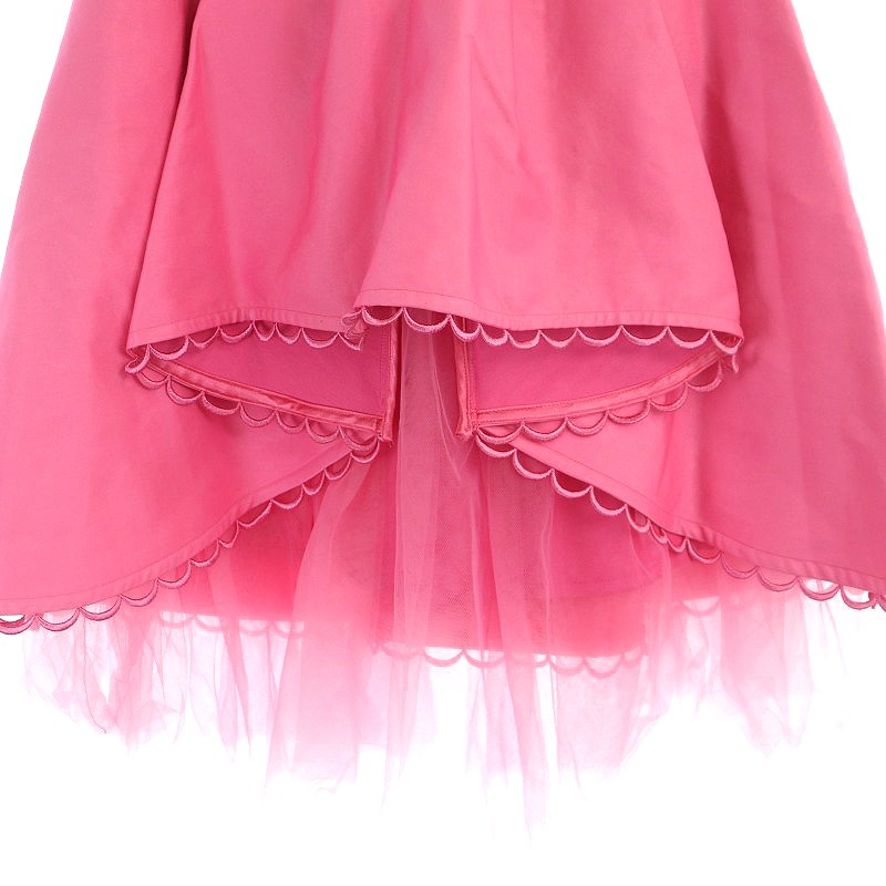 チェスティ Chesty フレアスカート チュール フレア ロング 0 ピンク  