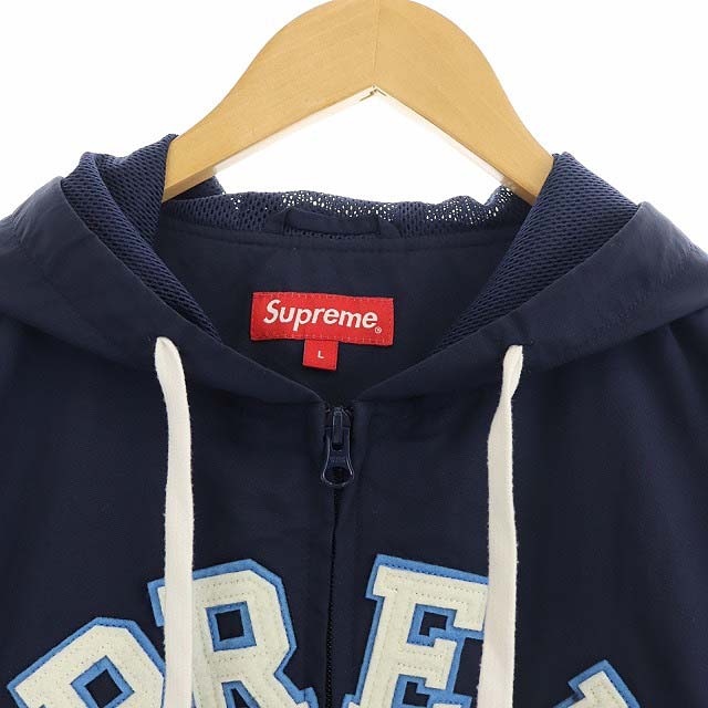 シュプリーム SUPREME 23SS Applique Hooded Track Jacket ジップ  