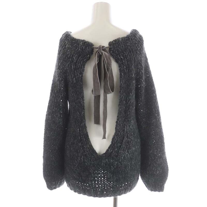 stylingバックオープンニット　神崎恵 Kei Shirahata オープンバックニットワンピース
