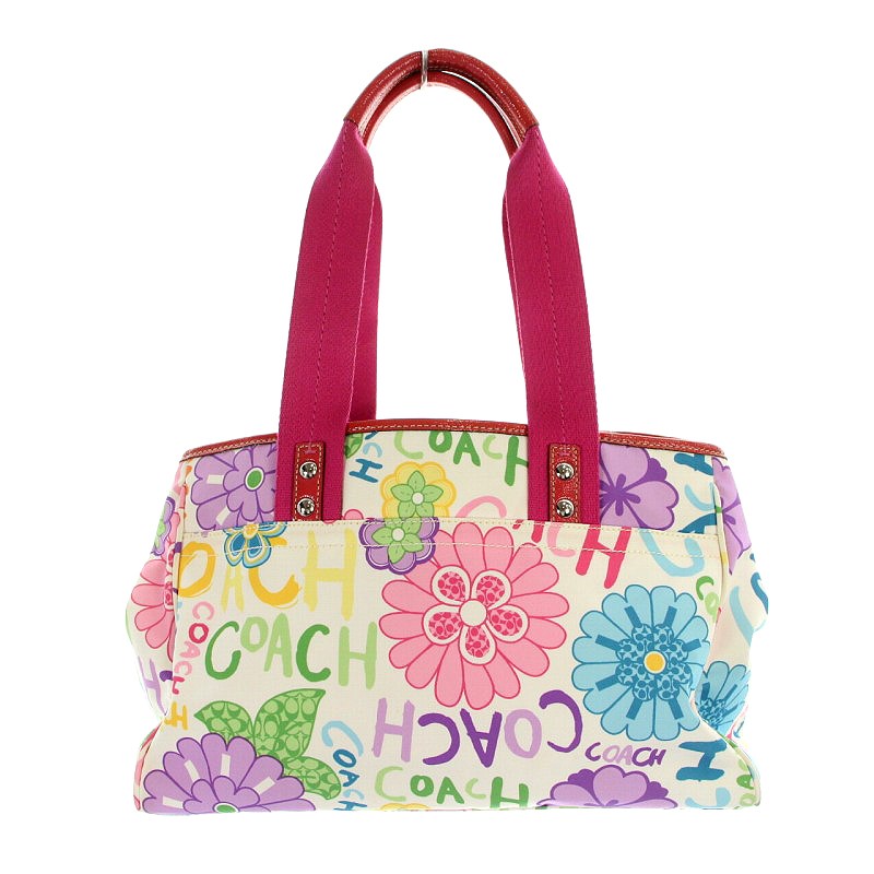 コーチ COACH デイジーフローラル トートバッグ ナイロン 花柄 マルチ 