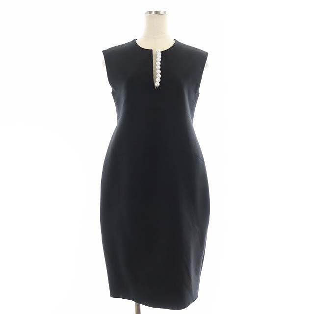 ヨーコチャン YOKO CHAN Pearl Dress 大粒パール付きノースリーブ 