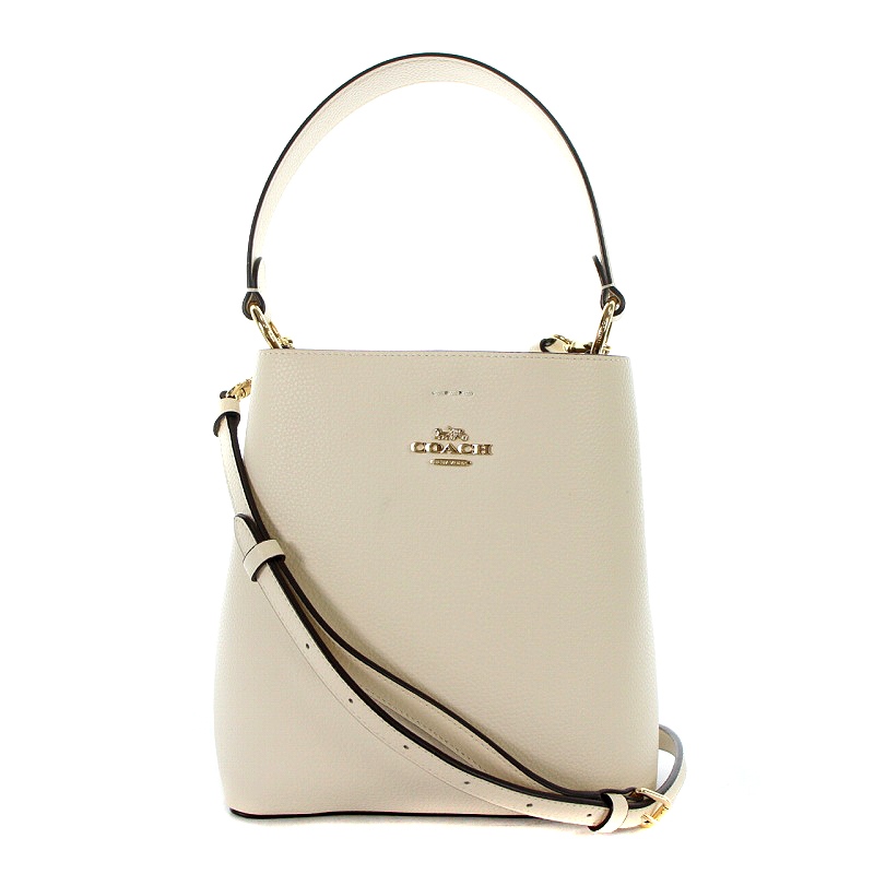 コーチ COACH LTH SML TWN BCKT ハンドバッグ ショルダーバッグ 2way 