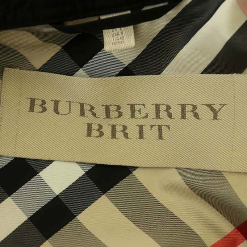 バーバリーブリット　ノバチェック　ベルト　トレンチコート 関税込み】バーバリーチェック ベルト付き トレンチコート