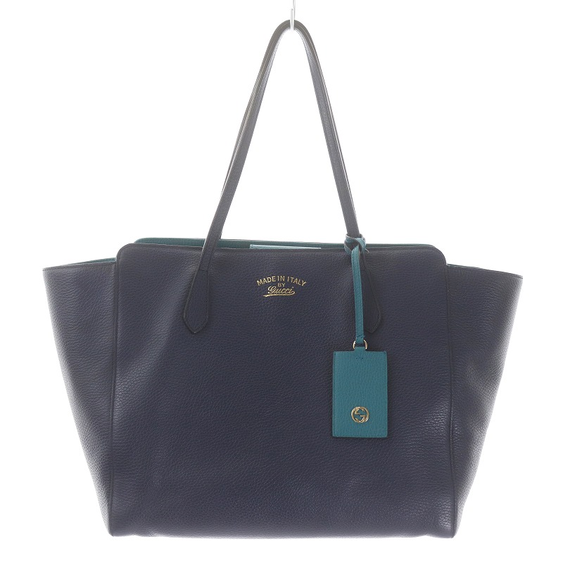 GUCCI グッチ スイングトート 購入 レザー バッグ 極美品】GUCCI