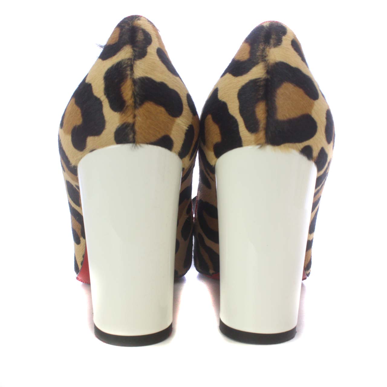 クリスチャンルブタン Christian louboutin パンプス チャンキーヒール 