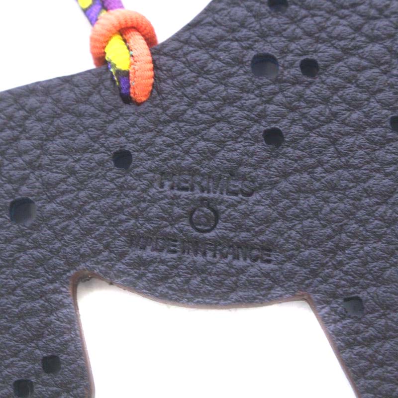 エルメス HERMES プティ アッシュ Petit H Dalmatian バッグチャーム