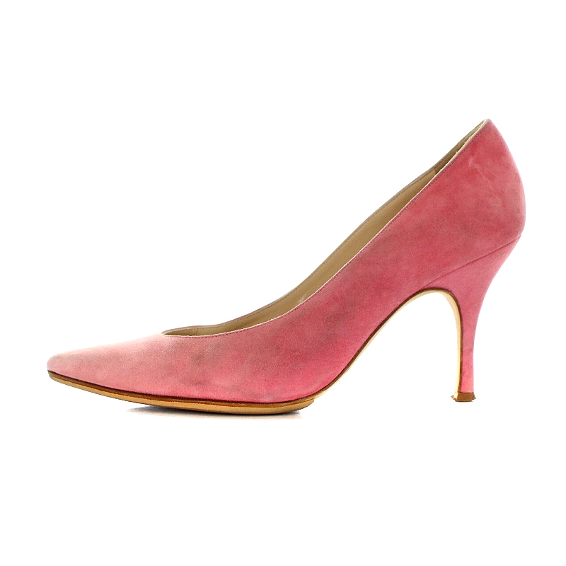 □美品□MANOLO BLAHNIK マノロブラニク パンプス サイズ36 ポイン 