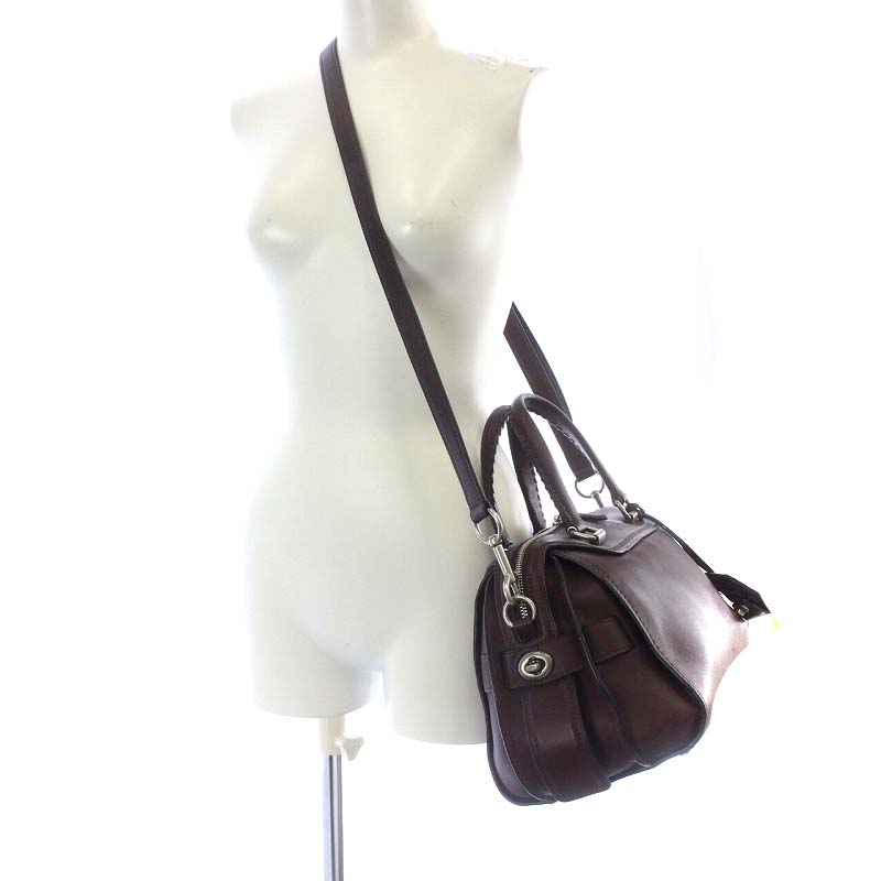 コーチ COACH エース サッチェル ハンドバッグ ショルダーバッグ 2way 