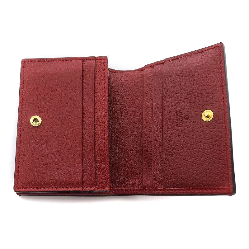 グッチ GUCCI オフィディア GG フローラ 二つ折り財布 キャンバス  