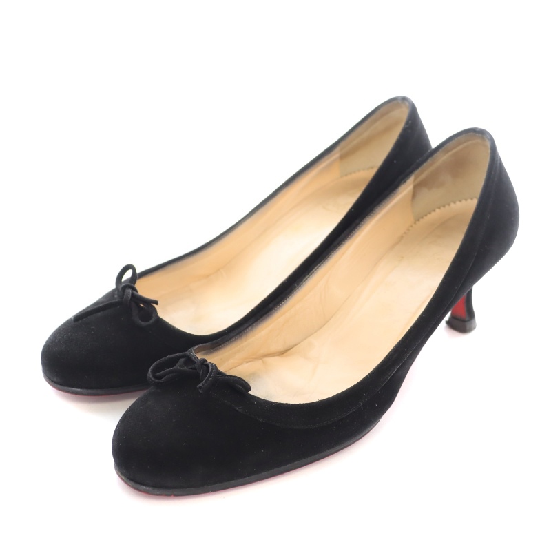 クリスチャンルブタン Christian louboutin ラウンドトゥパンプス  
