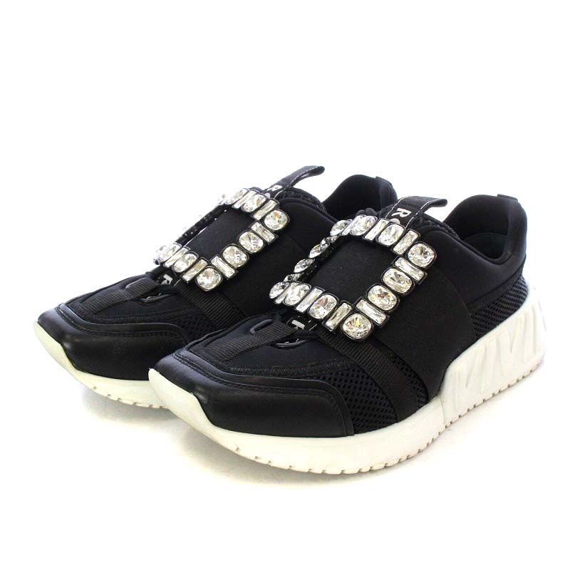 ロジェヴィヴィエ ROGER VIVIER ヴィヴ ゴー ストラス バックル 