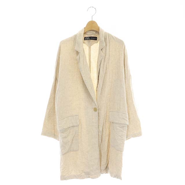 ZARA ショートウールブレンドコート ベージュ xs-s 香しい
