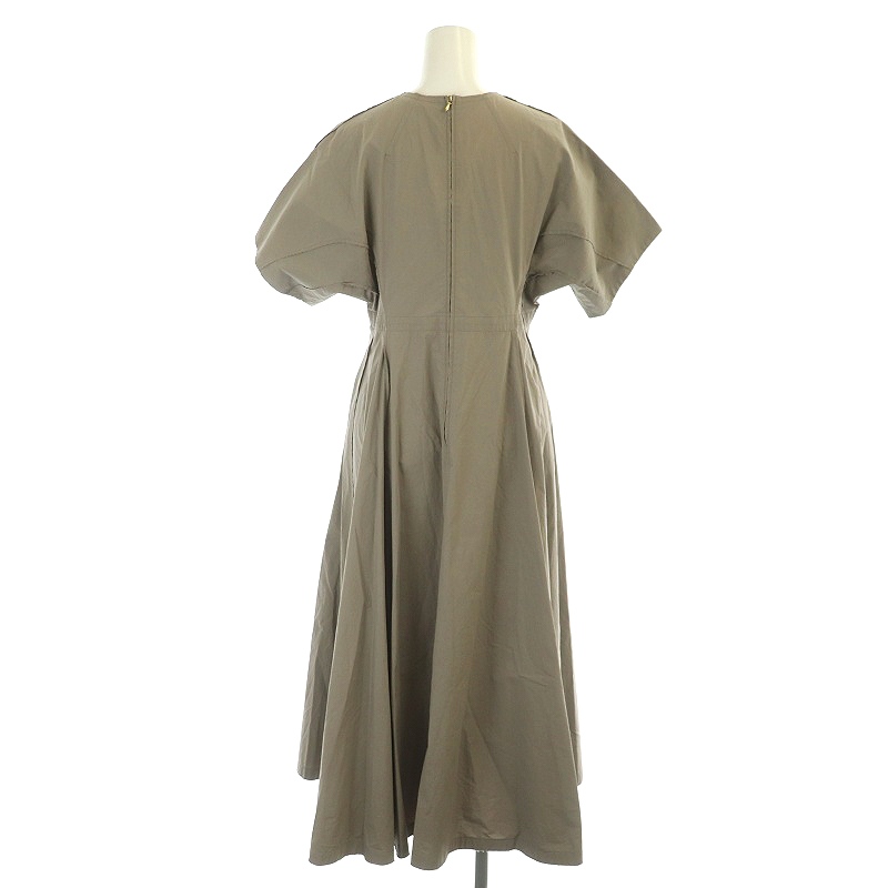 ブラミンク BLAMINK コットンロングワンピース マキシ丈 半袖 36  