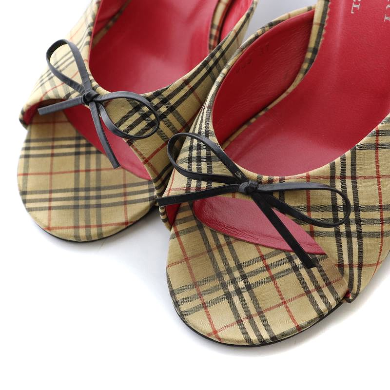 バーバリーブルーレーベル BURBERRY BLUE LABEL ミュール サンダル  