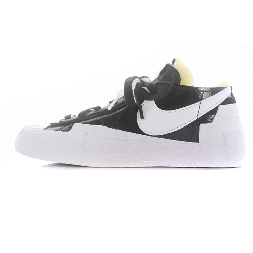 未使用品 ナイキ NIKE sacai Blazer Low Black Patent Leather サカイ  