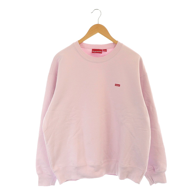 シュプリーム SUPREME 23SS Small Box Crewneck Light Pink スウェット 