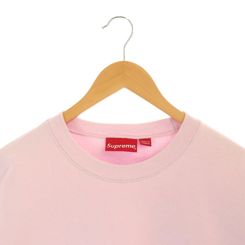 シュプリーム SUPREME 23SS Small Box Crewneck Light Pink スウェット  