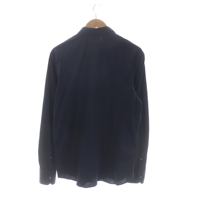 エンポリオアルマーニ EMPORIO ARMANI 長袖シャツ 前開き 17/43 紺 
