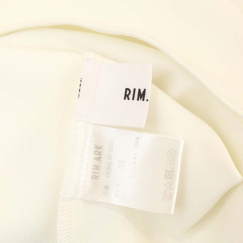 リムアーク rim.ark ボリュームスリーブトップス ブラウス 七分