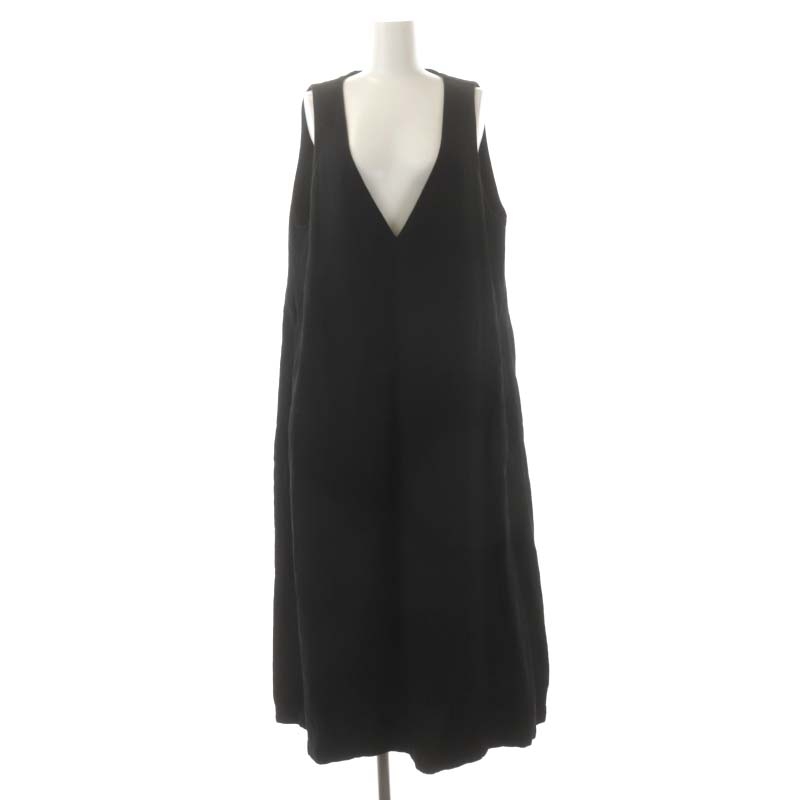 ゴーシュ 22SS リネンコットンドビーVネックワンピース ロング  
