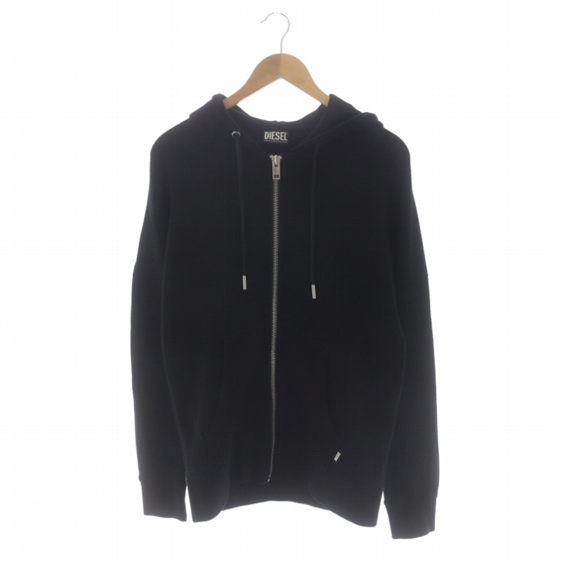 DIESEL フード付きパーカー XS ブラック DIESEL フード付きパーカー XS ブラック