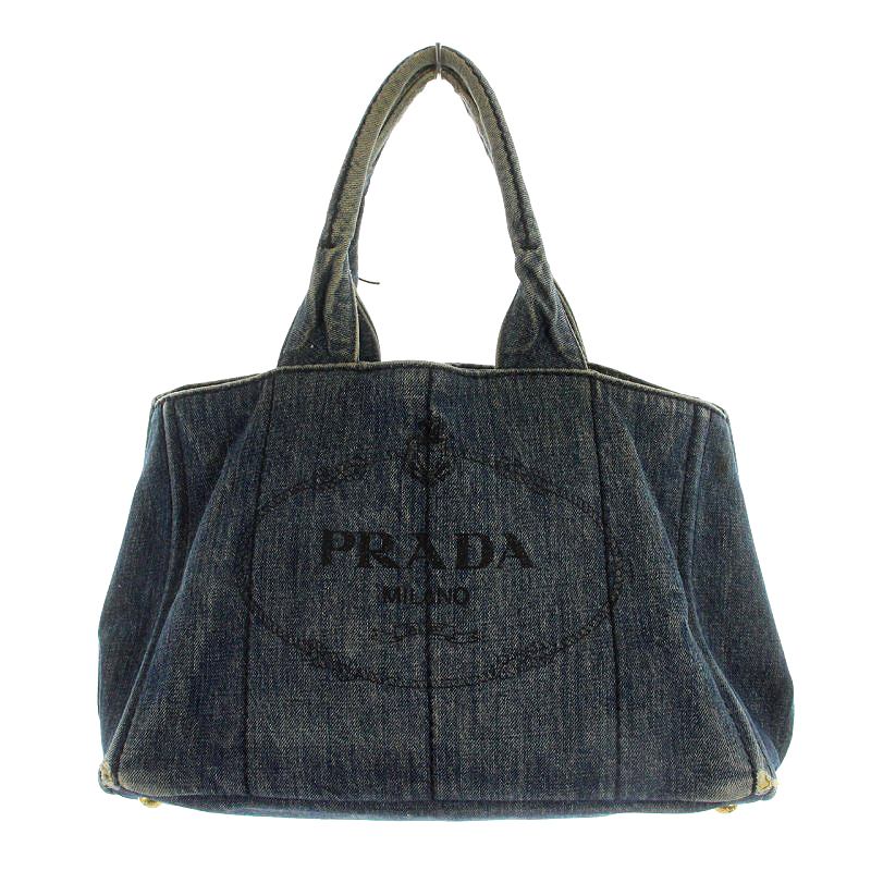 プラダ トートバッグ カナパ CANAPA デニム B1877B PRADA バッグ  