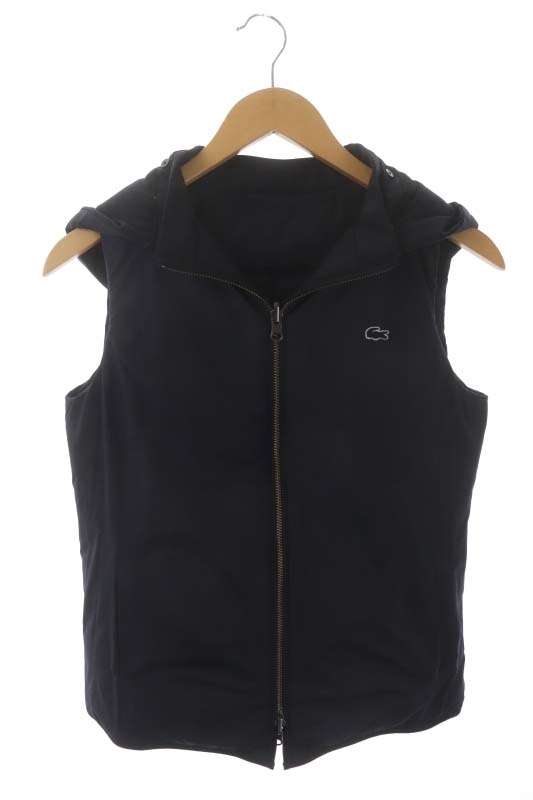 LACOSTEフード付きダウンベスト リバーシブル 【公式通販】