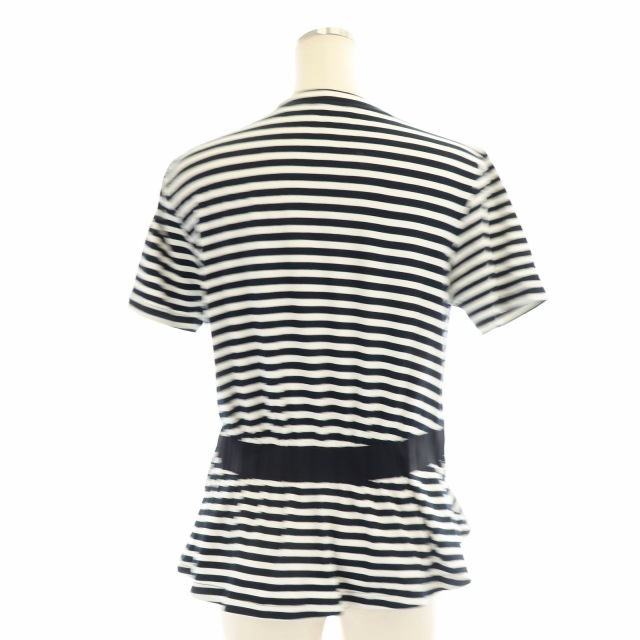 モンクレール MONCLER T-SHIRT GIROCOLLO ボーダー バックデザイン T  