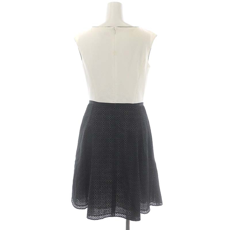 トッカ TOCCA リボン切替ワンピース ドッキングワンピース ひざ丈 