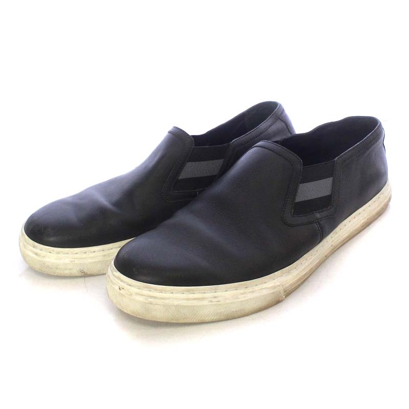 グッチ GUCCI シェリーライン スリッポン スニーカー レザー 7.5 26.5