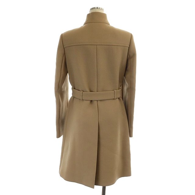 ミュウミュウ miumiu スタンドカラーコート ウール ベルト付き 38  