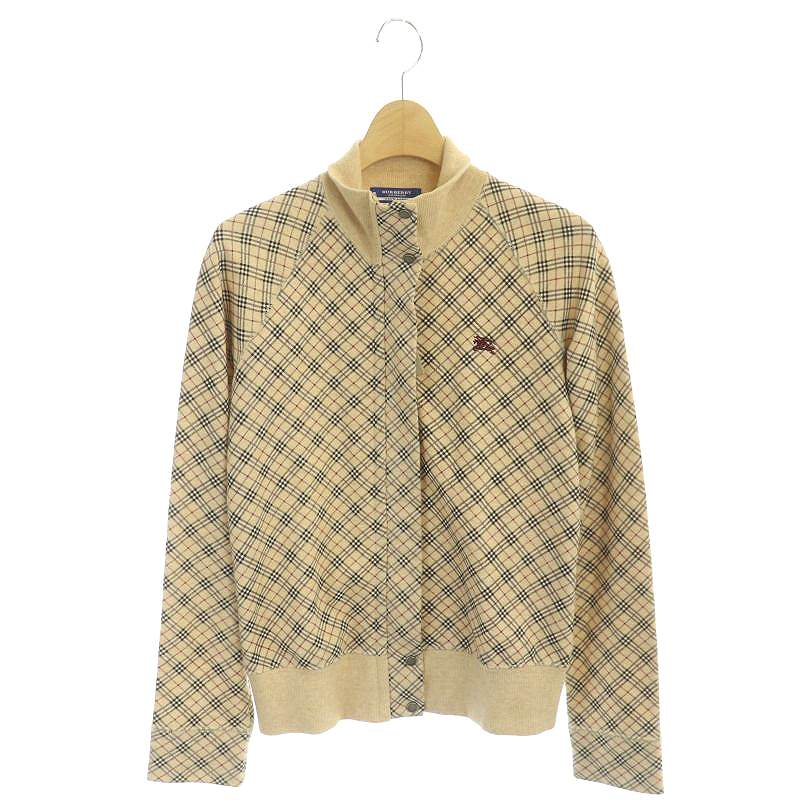 バーバリーブルーレーベル BURBERRY BLUE LABEL ノバチェック ニット 