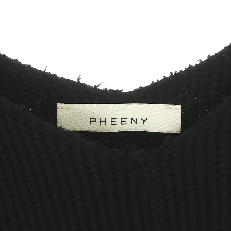 フィーニー PHEENY Big waffle side gather L/S カットソー 長袖 
