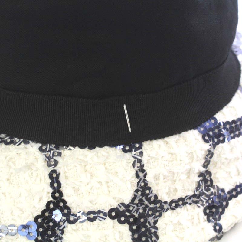 CHANEL☆バケットハット　帽子　スパンコール☆ CHANEL】スパンコールがきらめく☆シャネル バケットハット