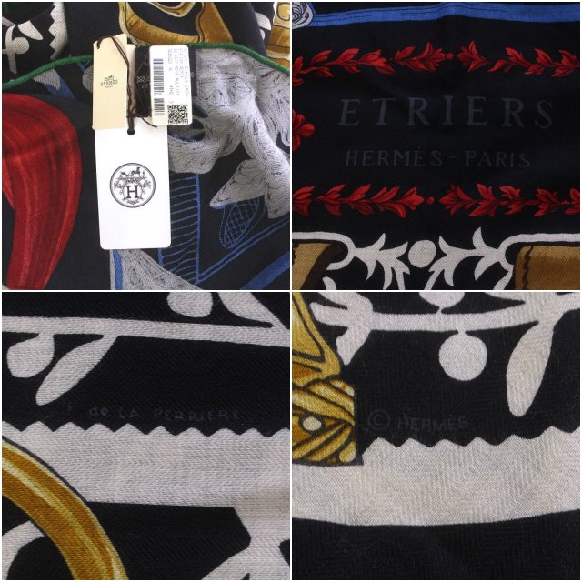 エルメスHERMÉS ストールトライアングルETRIERS REMIX