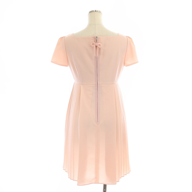 フォクシーニューヨーク FOXEY NEW YORK サイドプリーツワンピース 膝  