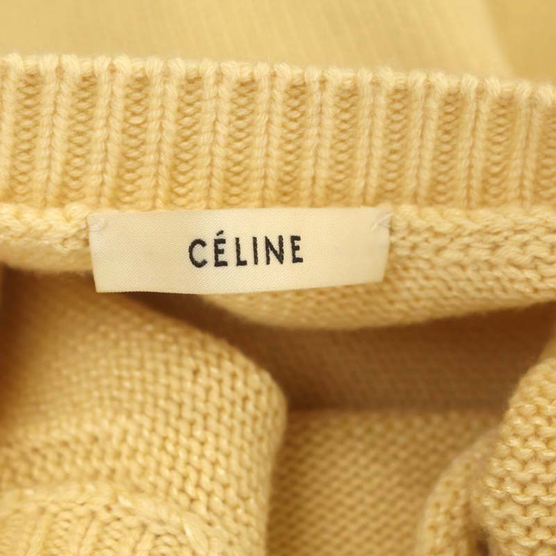 セリーヌ CELINE フィービー期 カシミヤ チャンキーニット セーター 