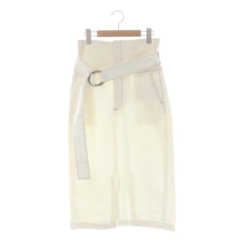 カレンテージ CURRENTAGE IENA取扱い ハイウエストデニムスカート  