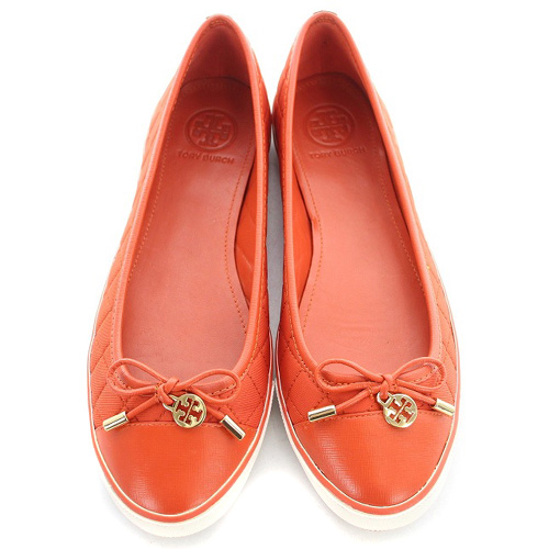 トリーバーチ TORY BURCH フラットシューズ バレエシューズ リボン 